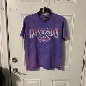 Vintage 1987 Harley Davidson Tie dye T-shirt